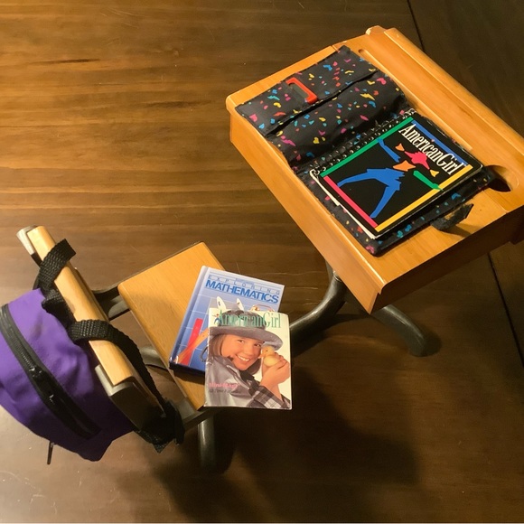 American Girl Desk and Backpack Set